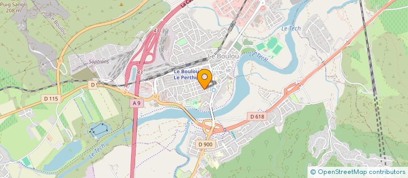 localisation de l'entreprise MADAME ISABELLE WATIN  LE BOULOU