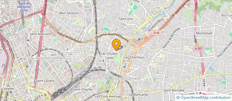 localisation de l'entreprise MADAME ISABELLE WAULLE à MARSEILLE