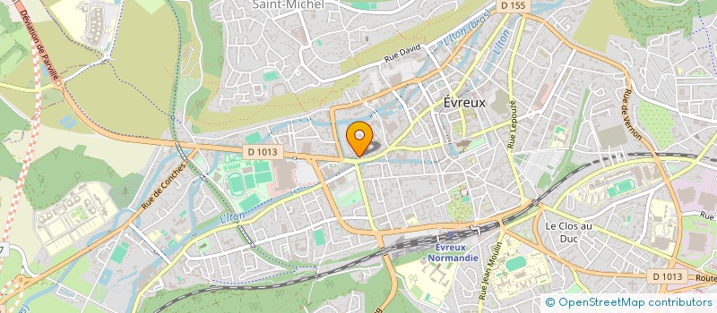 localisation de l'entreprise MADAME ISABELLE WEBER  EVREUX