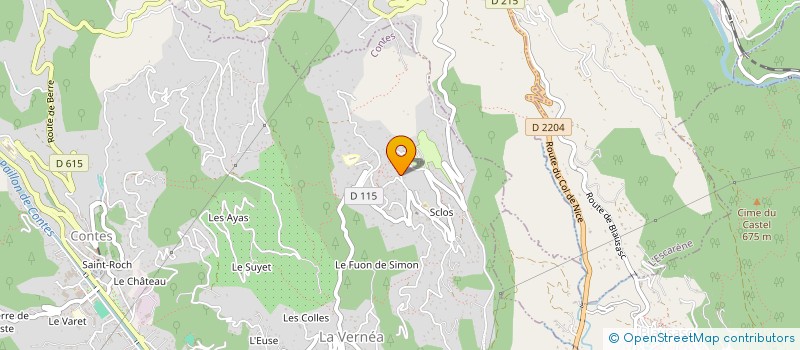 localisation de l'entreprise MADAME ISABELLE WEBER  CONTES