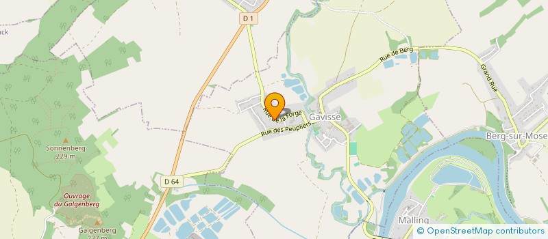 localisation de l'entreprise MADAME ISABELLE WEBER  GAVISSE