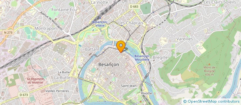 localisation de l'entreprise MADAME ISABELLE WEICHINGER à BESANCON