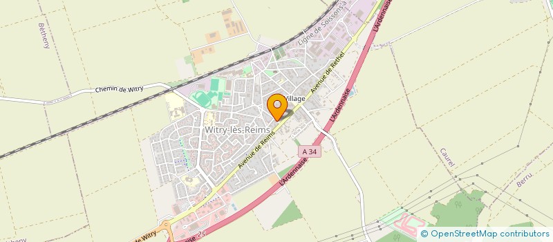 localisation de l'entreprise MADAME ISABELLE WELFERINGER  WITRY-LES-REIMS