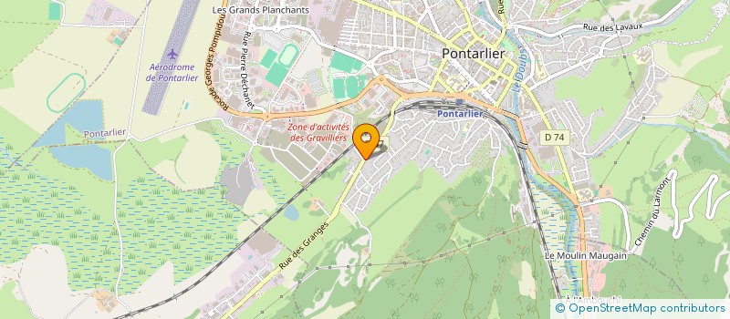 localisation de l'entreprise MADAME ISABELLE WERBLICKA à PONTARLIER