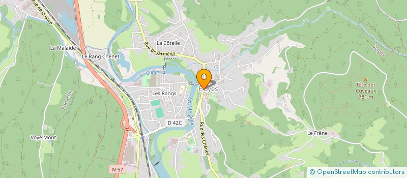 localisation de l'entreprise MADAME ISABELLE WEYERMANN  ELOYES