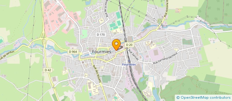 localisation de l'entreprise MADAME ISABELLE WILMART  FOURMIES