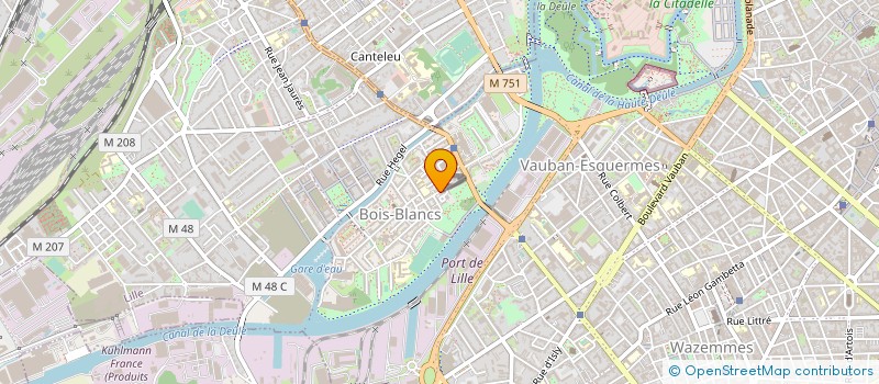localisation de l'entreprise MADAME ISABELLE WOESTELANDT à LILLE