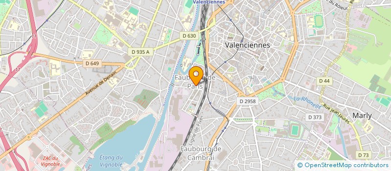 localisation de l'entreprise MADAME ISABELLE WRZYSZCZ à VALENCIENNES