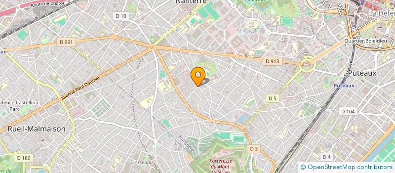 localisation de l'entreprise MADAME ISABELLE WURTZ  NANTERRE