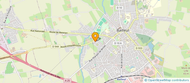 localisation de l'entreprise MADAME ISABELLE WYON à BAILLEUL
