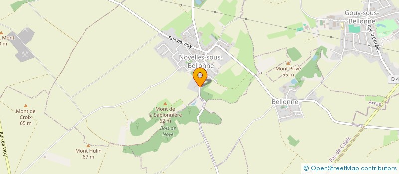 localisation de l'entreprise MADAME ISABELLE WYSOCKI  NOYELLES-SOUS-BELLONNE