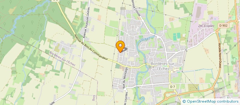 localisation de l'entreprise MADAME ISABELLE YACOUBOU  BORDERES-SUR-L'ECHEZ