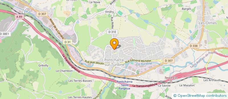 localisation de l'entreprise MADAME ISABELLE YARDIN  VINDRY-SUR-TURDINE