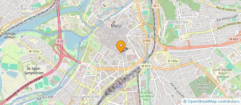 localisation de l'entreprise MADAME ISABELLE YERBANGA  METZ