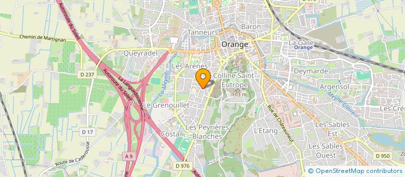 localisation de l'entreprise MADAME ISABELLE YGON à ORANGE