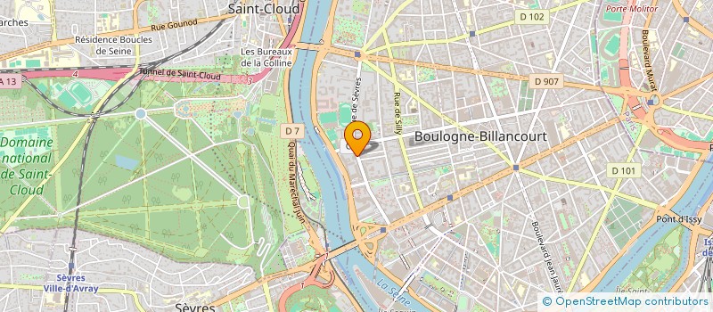 localisation de l'entreprise MADAME ISABELLE YOUNG à BOULOGNE-BILLANCOURT