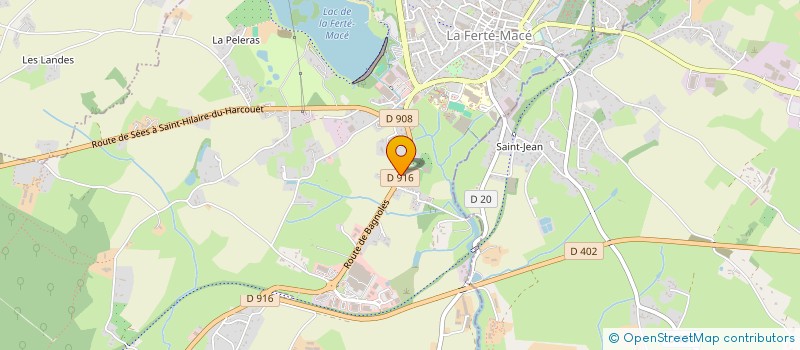 localisation de l'entreprise MADAME ISABELLE YVARD à LA FERTE MACE