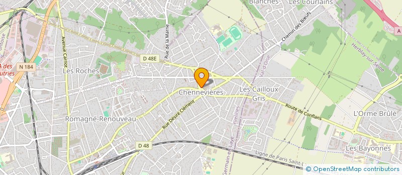 localisation de l'entreprise MADAME ISABELLE YVON  CONFLANS-SAINTE-HONORINE