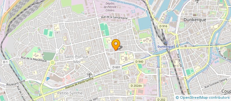 localisation de l'entreprise MADAME ISABELLE YVOZ à DUNKERQUE