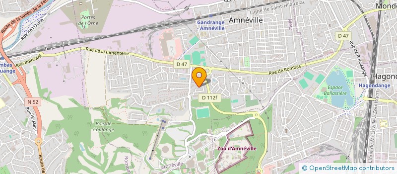 localisation de l'entreprise MADAME ISABELLE ZAFFUTO  AMNEVILLE