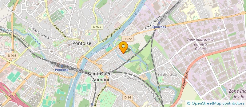 localisation de l'entreprise MADAME ISABELLE ZAKNOUN  SAINT-OUEN-L'AUMONE