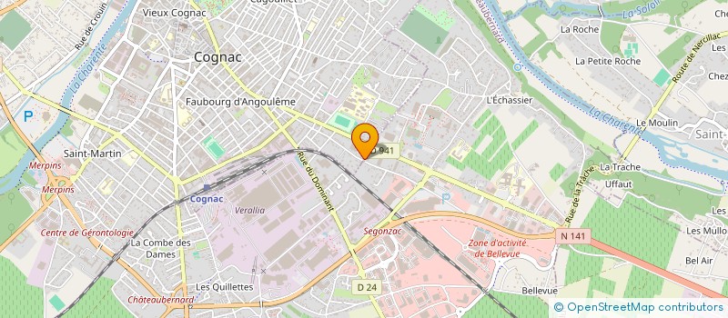 localisation de l'entreprise MADAME ISABELLE ZAKRZEWSKI à COGNAC