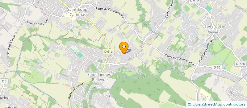 localisation de l'entreprise MADAME ISABELLE ZALUZEC  TOULOUSE