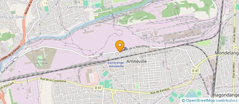 localisation de l'entreprise MADAME ISABELLE ZAPPIA  AMNEVILLE