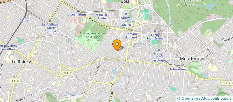 localisation de l'entreprise MADAME ISABELLE ZEITOUN à CLICHY-SOUS-BOIS