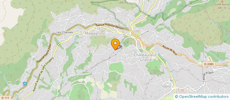 localisation de l'entreprise MADAME ISABELLE ZIGMANN à CHATEAUNEUF-GRASSE