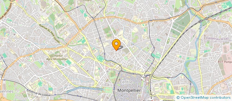localisation de l'entreprise MADAME ISABELLE ZILLIG à MONTPELLIER