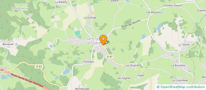 localisation de l'entreprise MADAME ISABELLE ZIZINE à SAINT-SULPICE-LE-GUERETOIS
