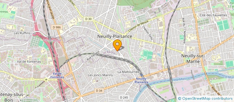 localisation de l'entreprise MADAME ISABELLE ZOCCOLA  NEUILLY-PLAISANCE