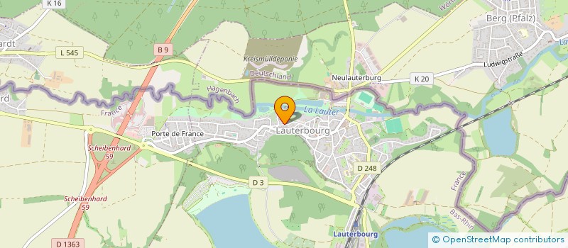 localisation de l'entreprise MADAME ISABELLE ZUMSTEEG  LAUTERBOURG