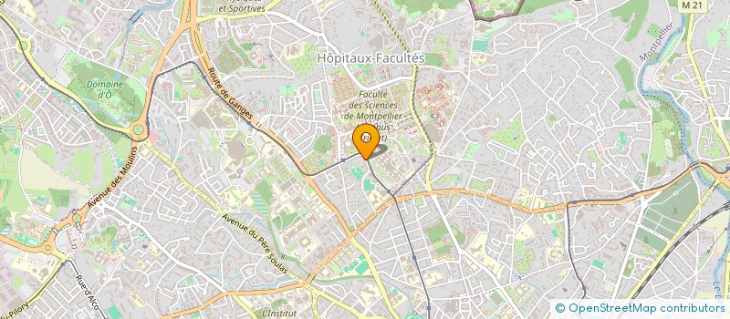 localisation de l'entreprise MADAME ISABELLE ZUTTER à MONTPELLIER
