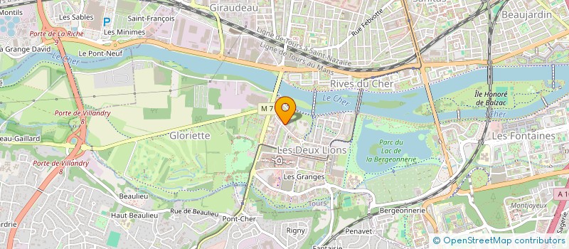 localisation de l'entreprise MADAME ISADORA BOURDEAUX  TOURS