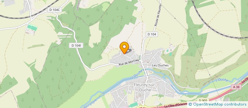 localisation de l'entreprise MADAME ISADORA FAUGOIN à MALAIN
