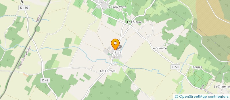 localisation de l'entreprise MADAME ISADORA FINETTE  SAIX