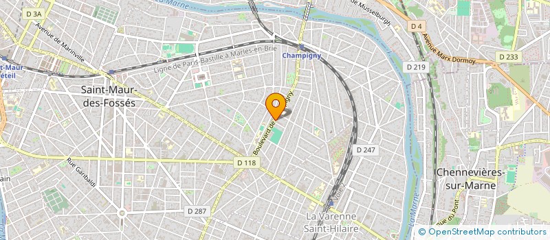 localisation de l'entreprise MADAME ISADORA GUERCOVICH à SAINT-MAUR-DES-FOSSES