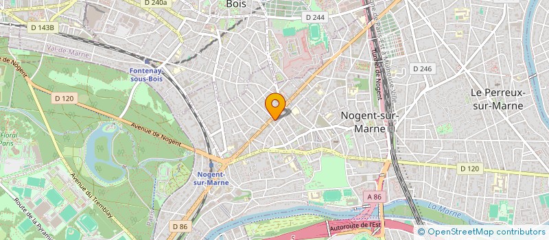 localisation de l'entreprise MADAME ISADORA TARRICONE à NOGENT-SUR-MARNE