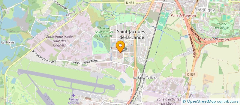 localisation de l'entreprise MADAME ISALINA DOS SANTOS  SAINT-JACQUES-DE-LA-LANDE