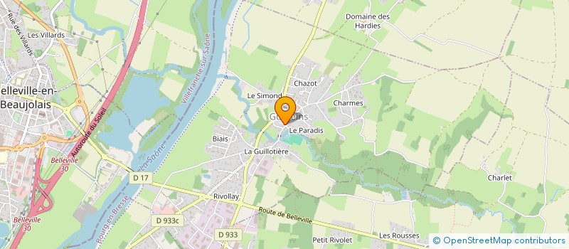 localisation de l'entreprise MADAME ISALINE ARTAUD  GUEREINS