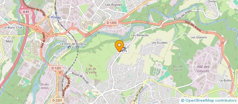 localisation de l'entreprise MADAME ISALINE BENOUALHA BENSABEUR à ANNECY