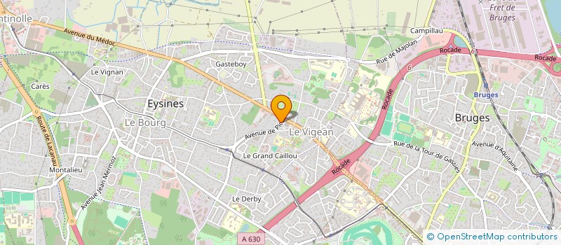 localisation de l'entreprise MADAME ISALINE CHAZEL  EYSINES