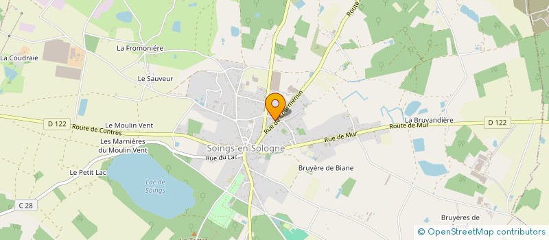 localisation de l'entreprise MADAME ISALINE CURASSIER  SOINGS-EN-SOLOGNE