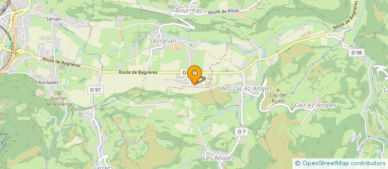 localisation de l'entreprise MADAME ISALINE DA COSTA  LEZIGNAN