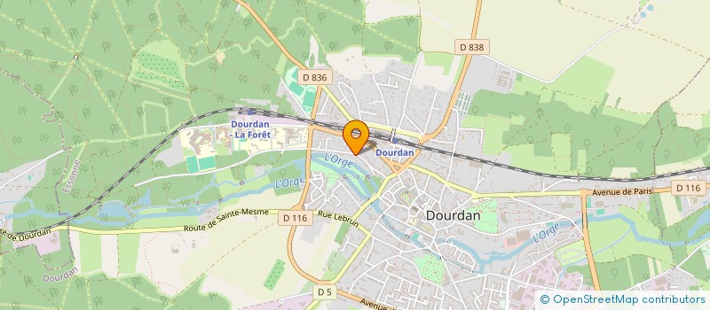localisation de l'entreprise MADAME ISALINE JACQUEMART à DOURDAN