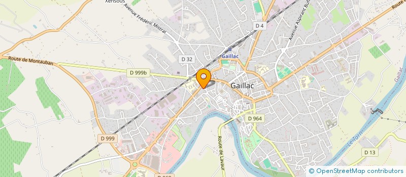 localisation de l'entreprise MADAME ISALINE JAMMOT  GAILLAC