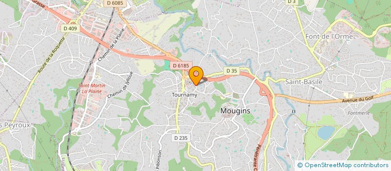 localisation de l'entreprise MADAME ISALINE REPELLIN à MOUGINS
