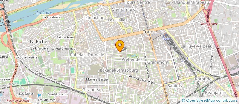 localisation de l'entreprise MADAME ISALINE RIVERY à TOURS